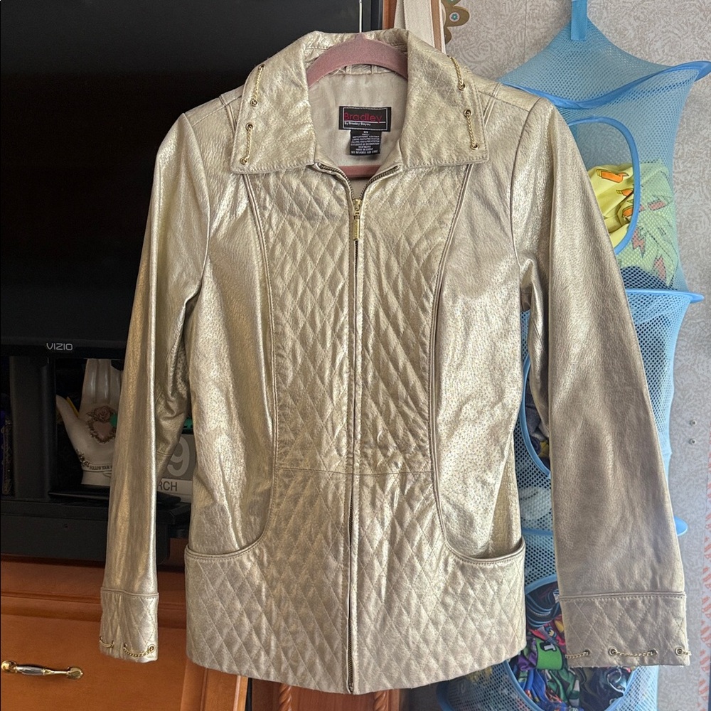 GOLD Bradley Bayou Genuine Leather Jacket